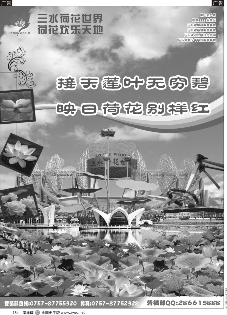r黑184  佛山三水荷花世界