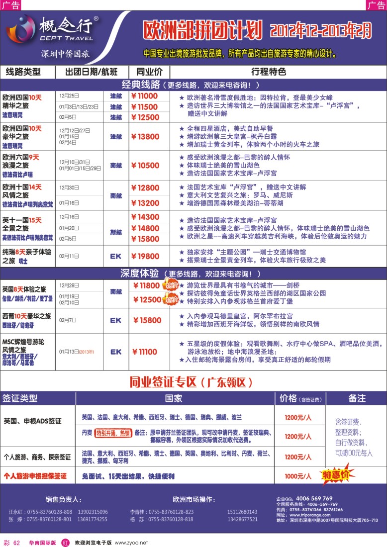 r彩062  概念行CEPT-欧洲散拼专区