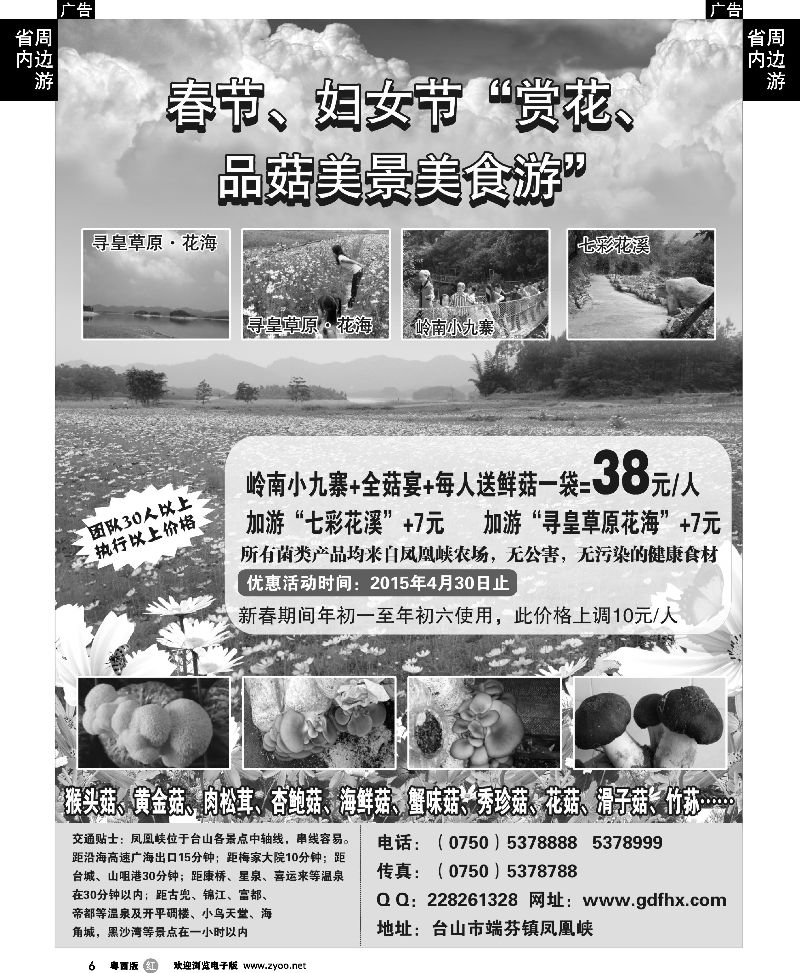 r6 新春·三八”赏花、品菌游--尽在美丽“凤凰峡