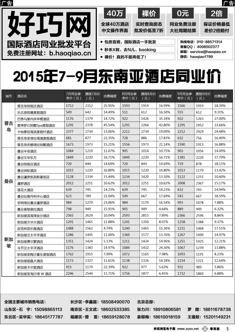 b5 好巧网-国际酒店同业批发平台