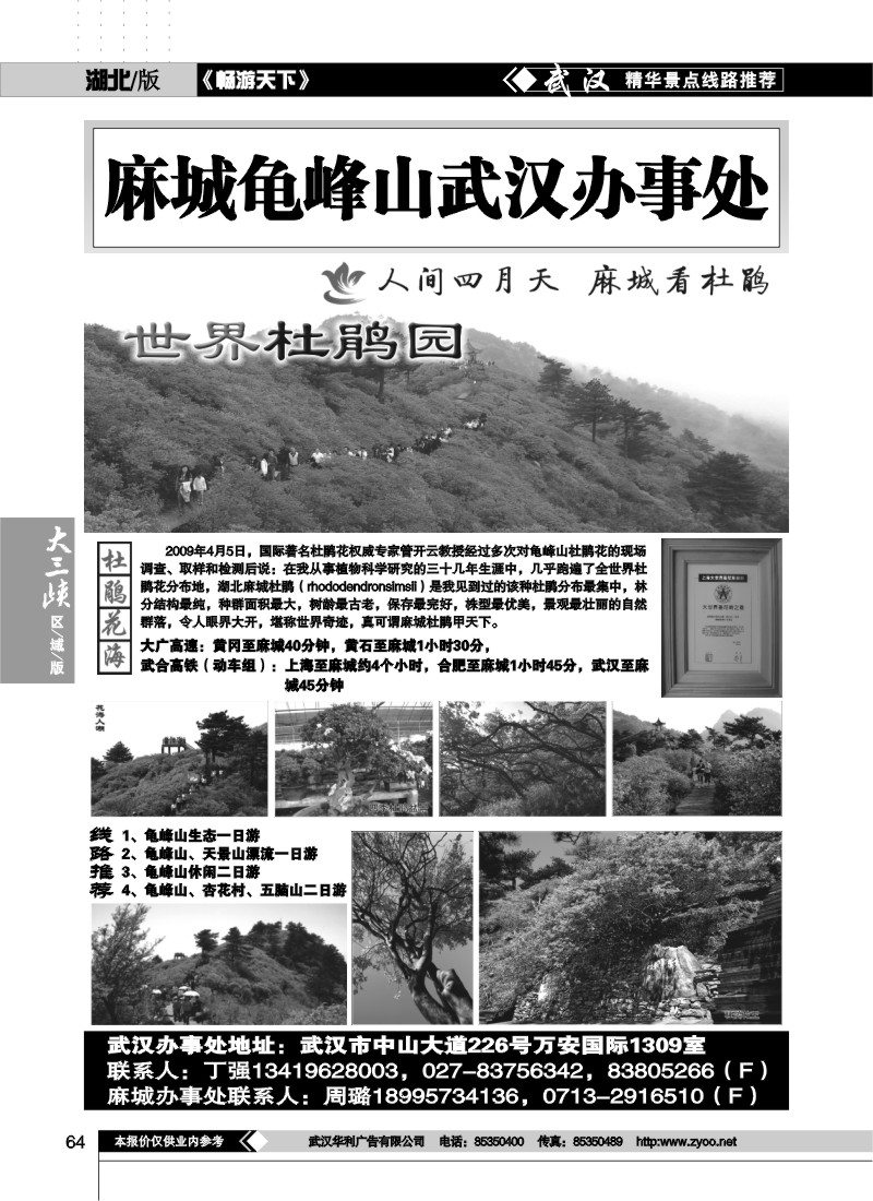 64武汉招商旅行社--龟峰山