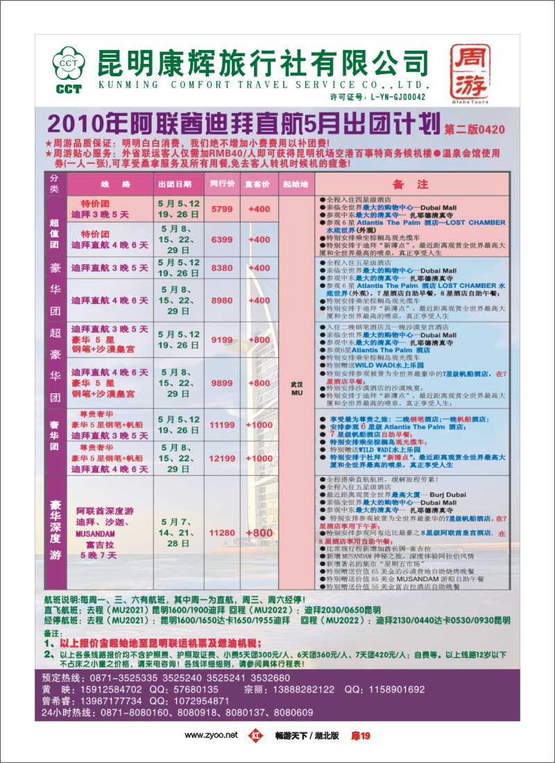19昆明康辉：周游－阿联酋迪拜