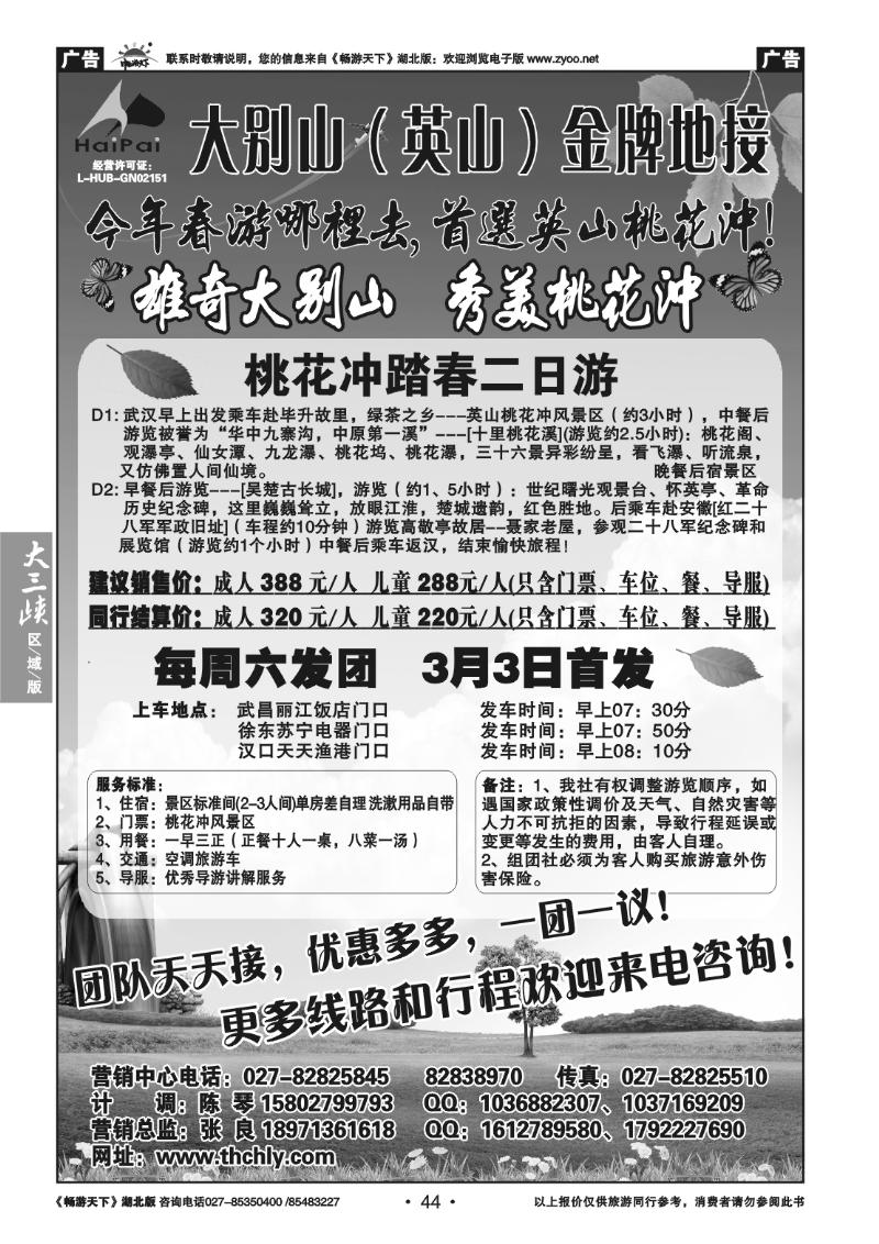 44大别山英山金牌地接