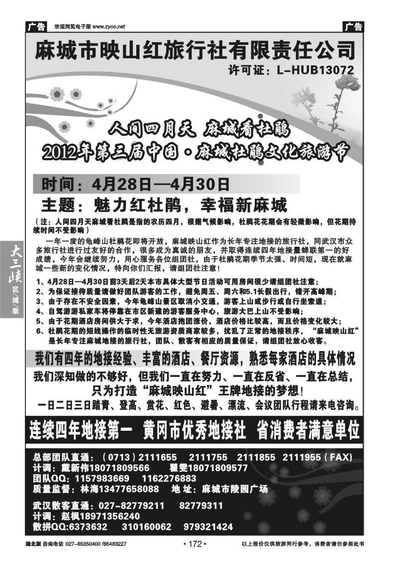 172麻城映山红预告（一）