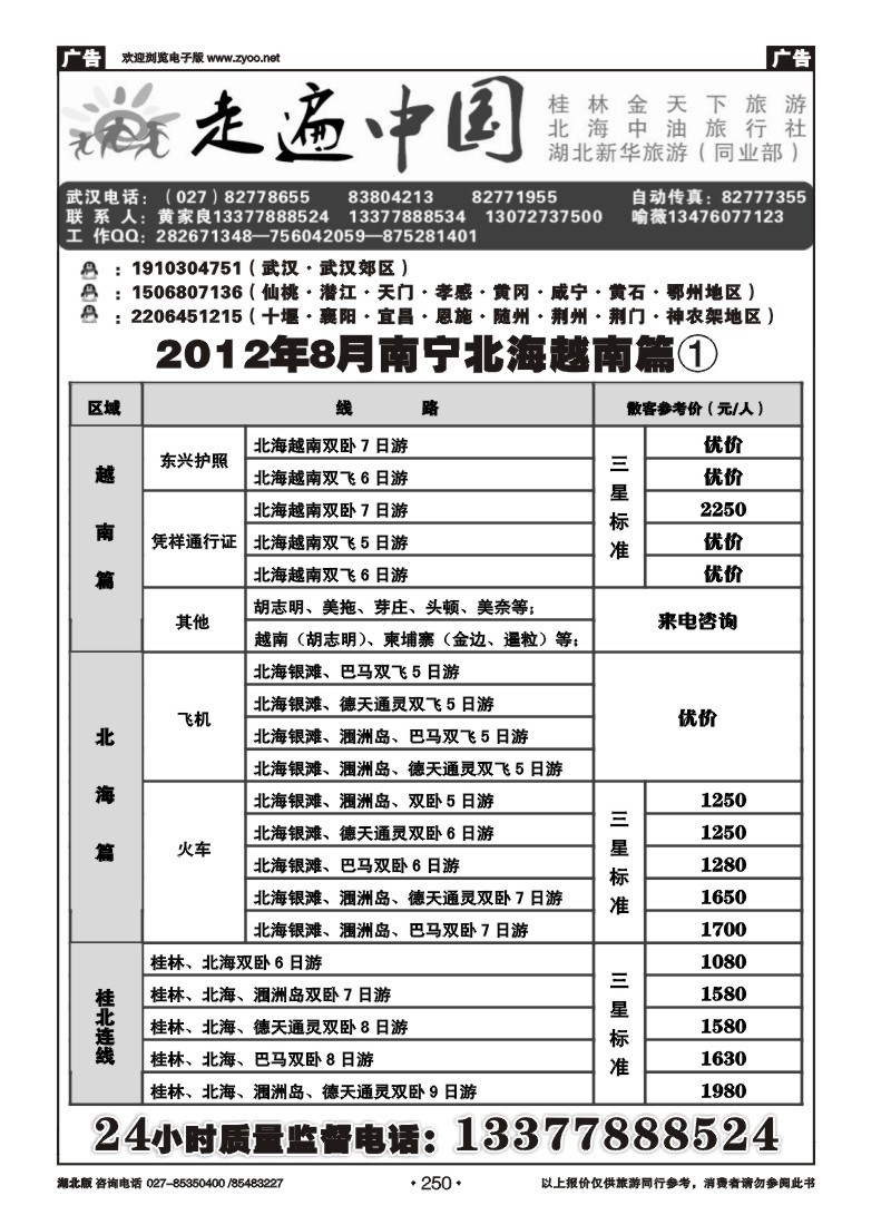 r250走遍中国--桂林金天下旅游(一)