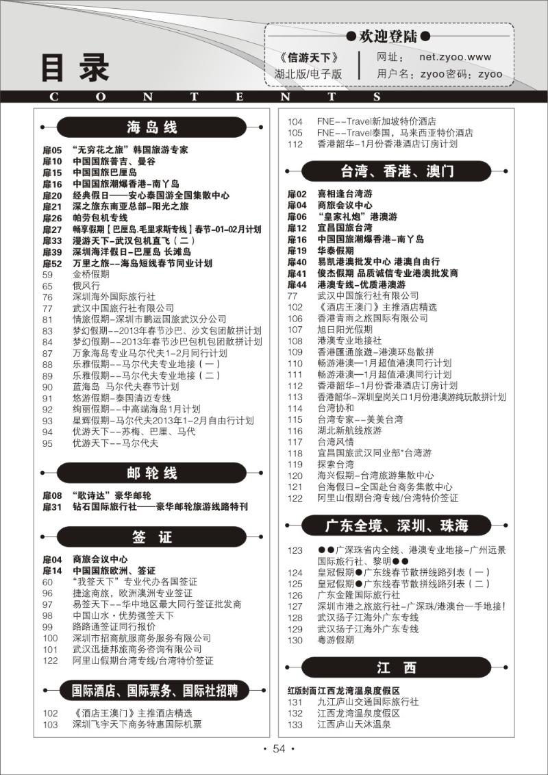 r054湖北版目录