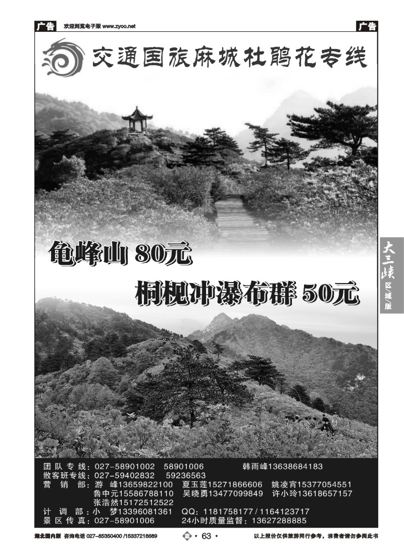 518ZLN063交通国旅麻城杜鹃花专线