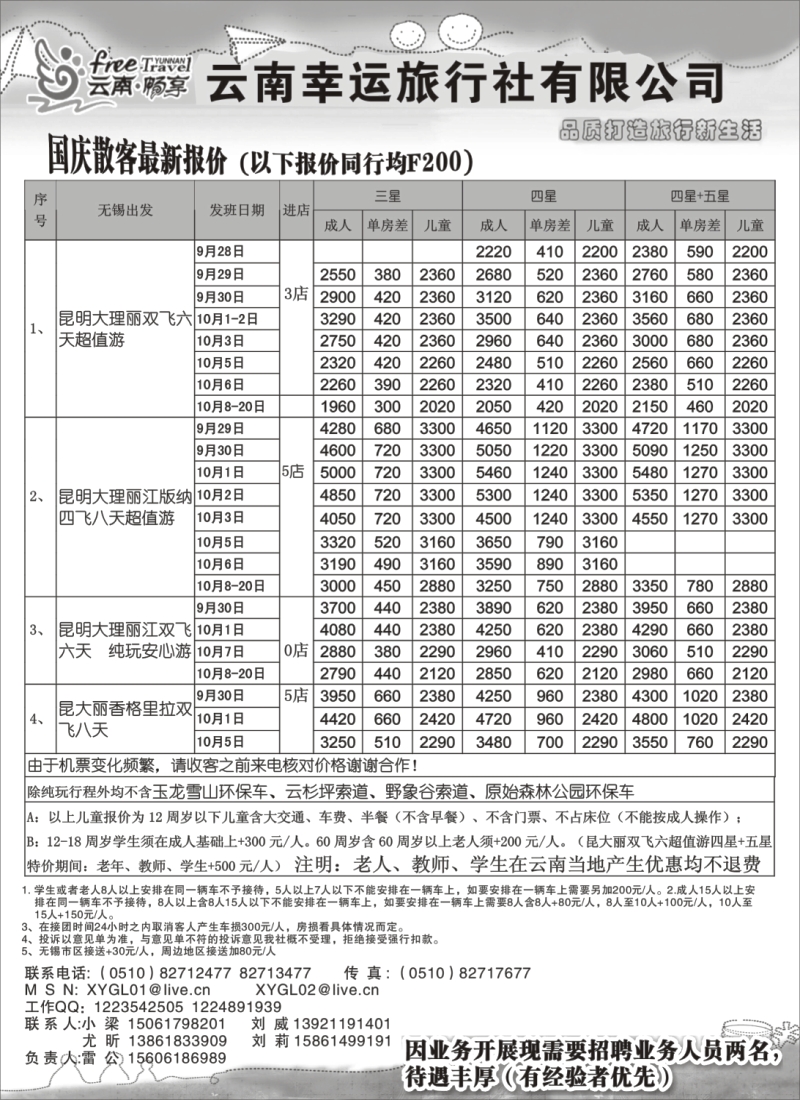 c26 云南幸运国旅