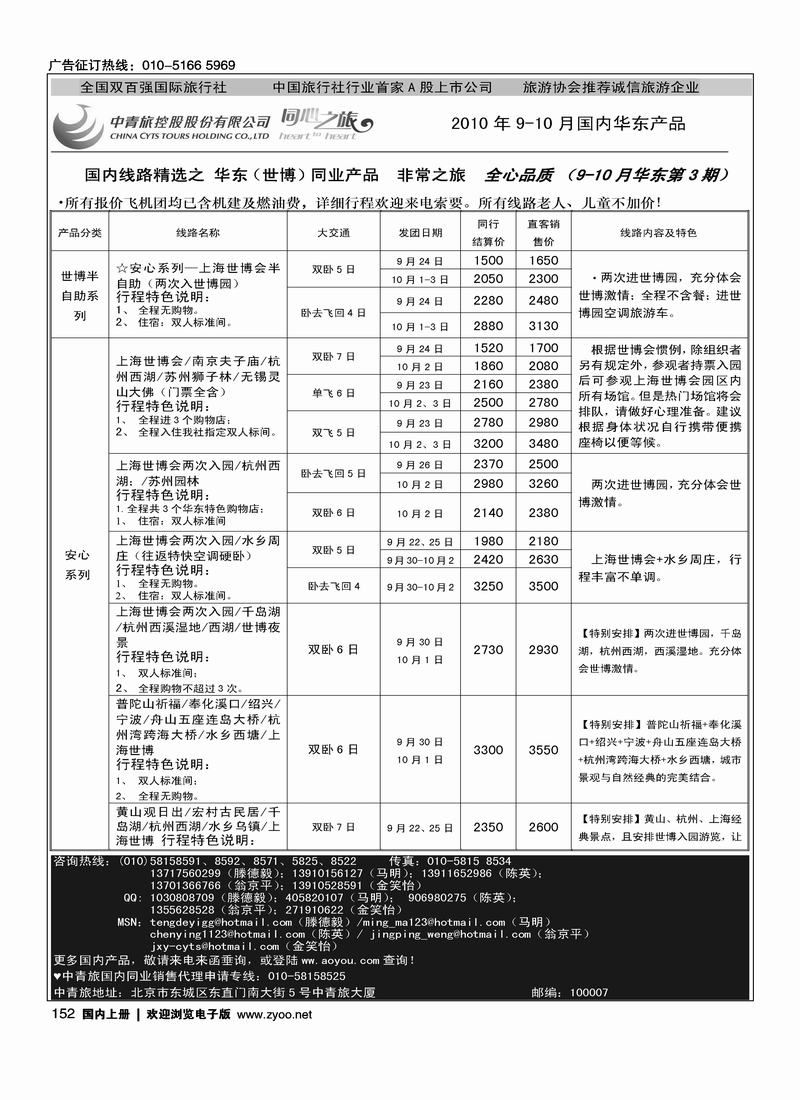 中青旅-华东1