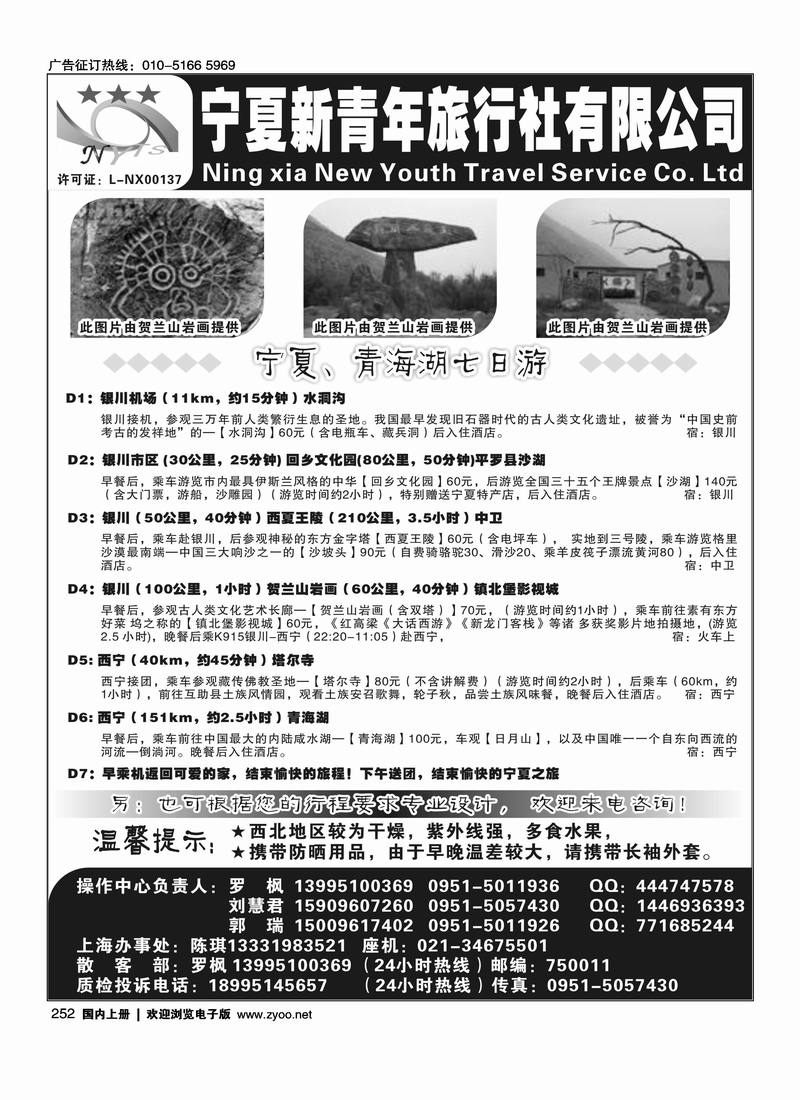 宁夏新青年旅行社有限公司
