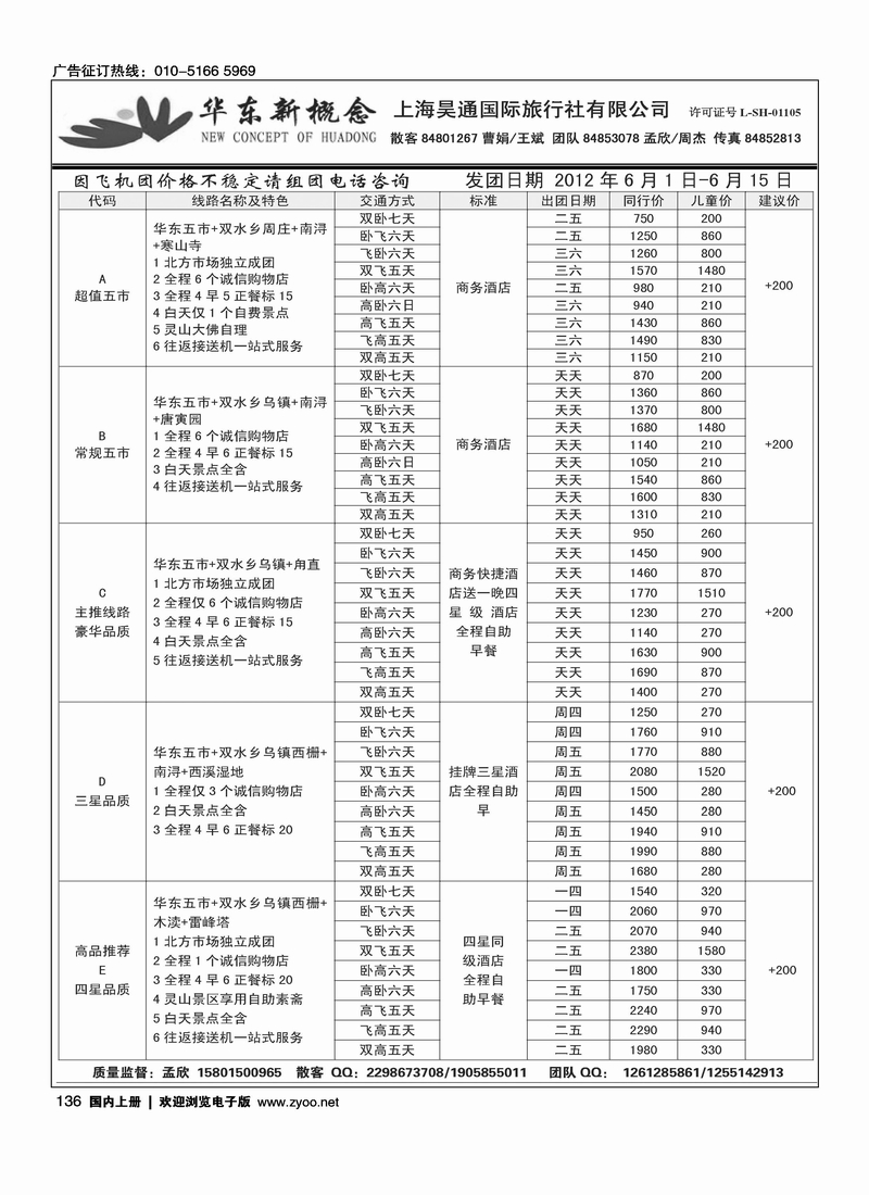 华东新概念1
