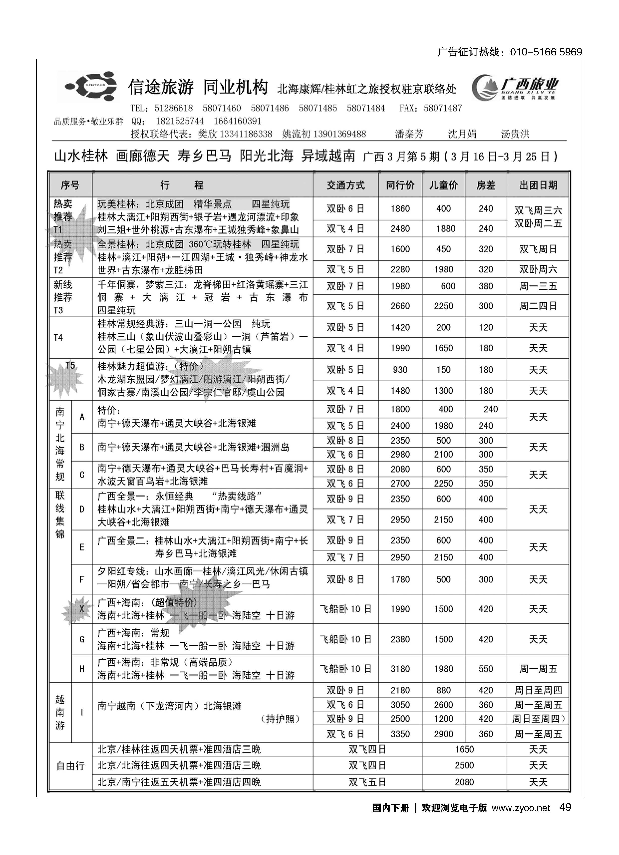 049信途旅游-广西专线