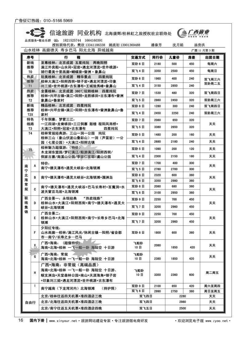 016信途旅游-广西专线