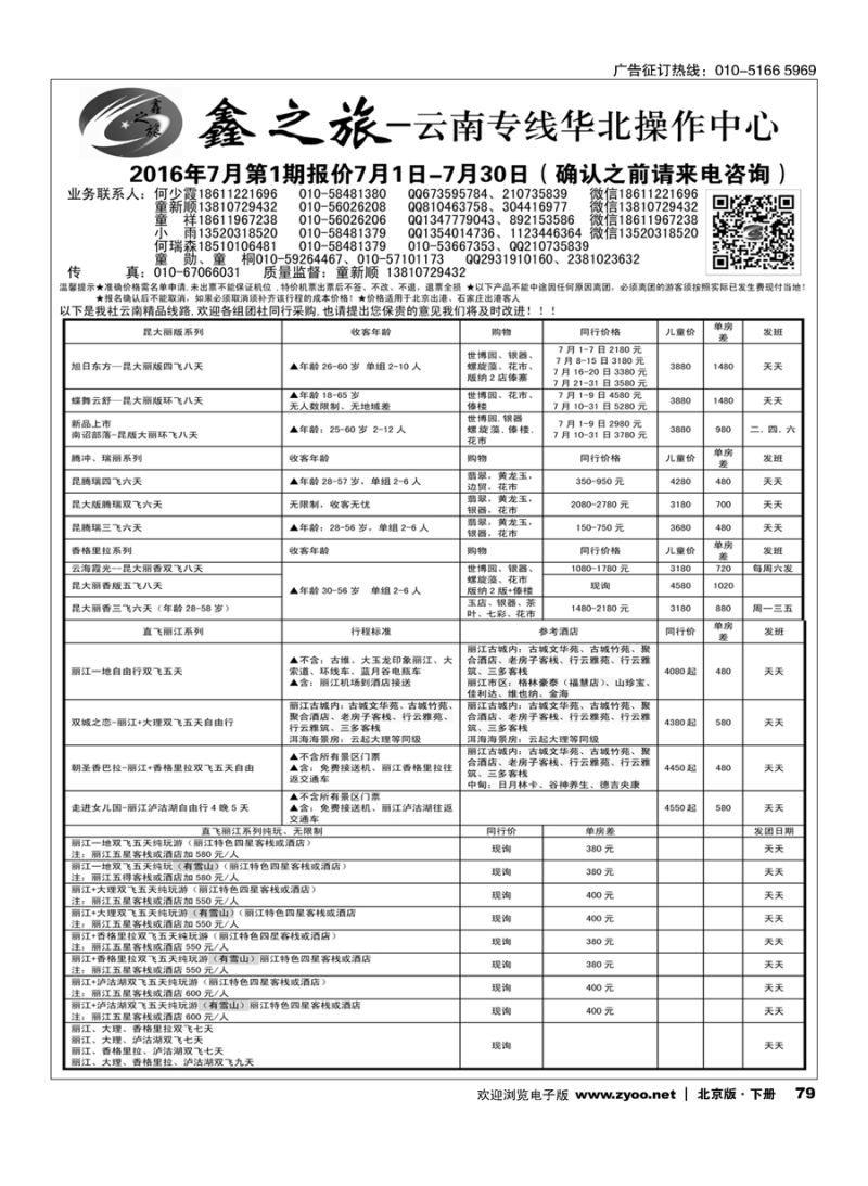 79鑫之旅？云南专线