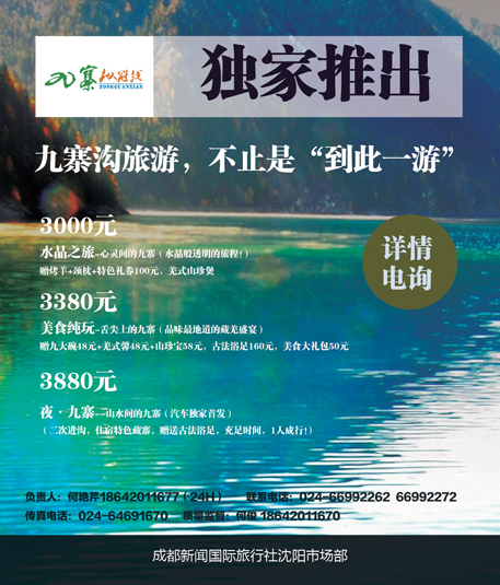 A-彩4 沈阳嘉华旅行社侧条