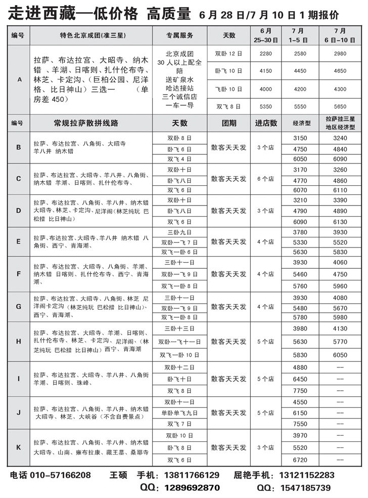 Ｂ黑39西藏专线-走进西藏（东北）