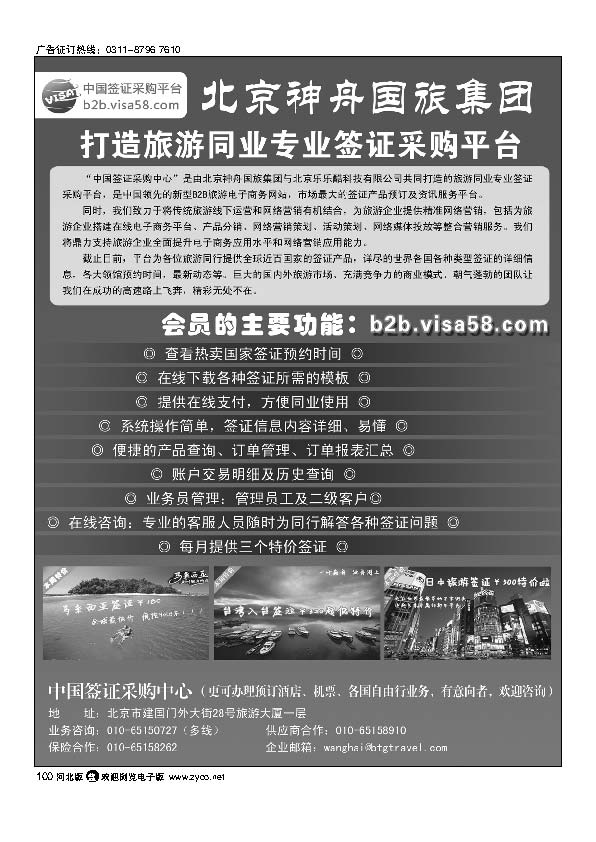 中国签证采购平台 100