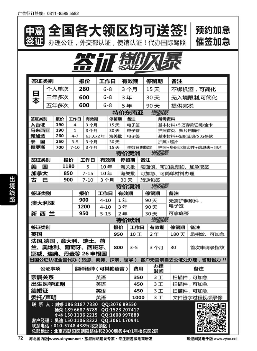 72 中意签证