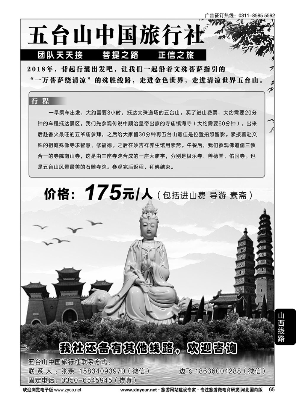 65 五台山中旅 