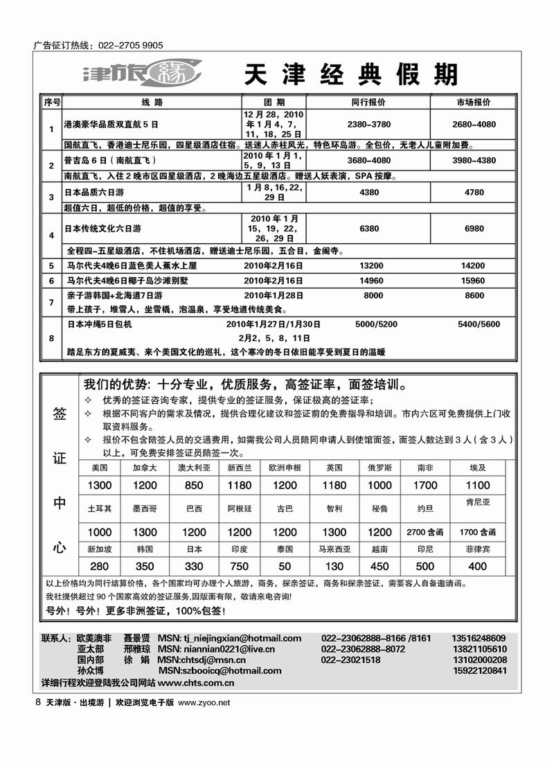 天津经典假期