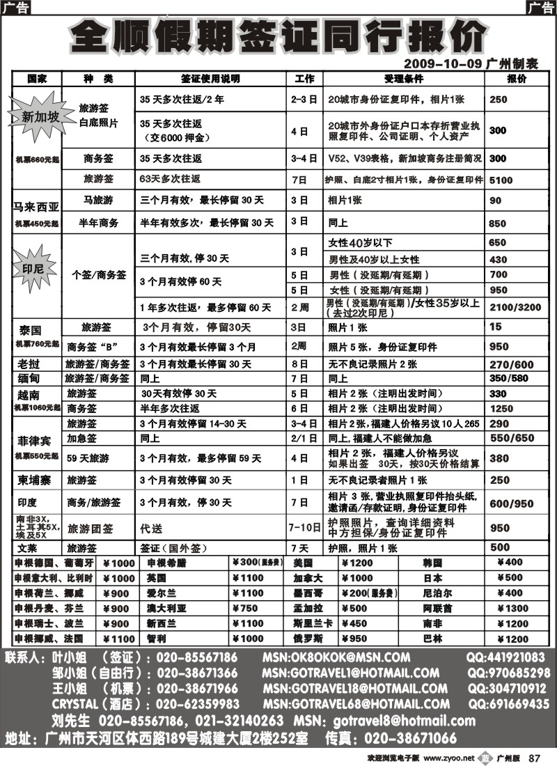 b087 东方国旅签证中心