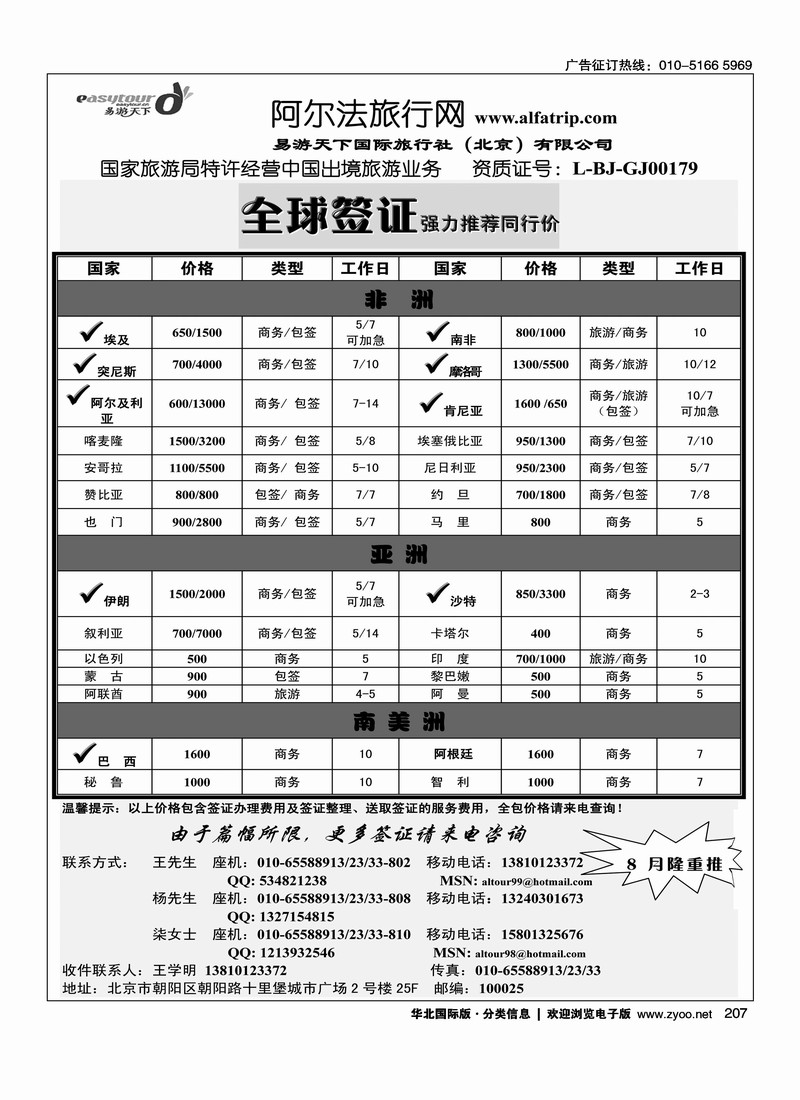 阿尔法旅行网·签证篇