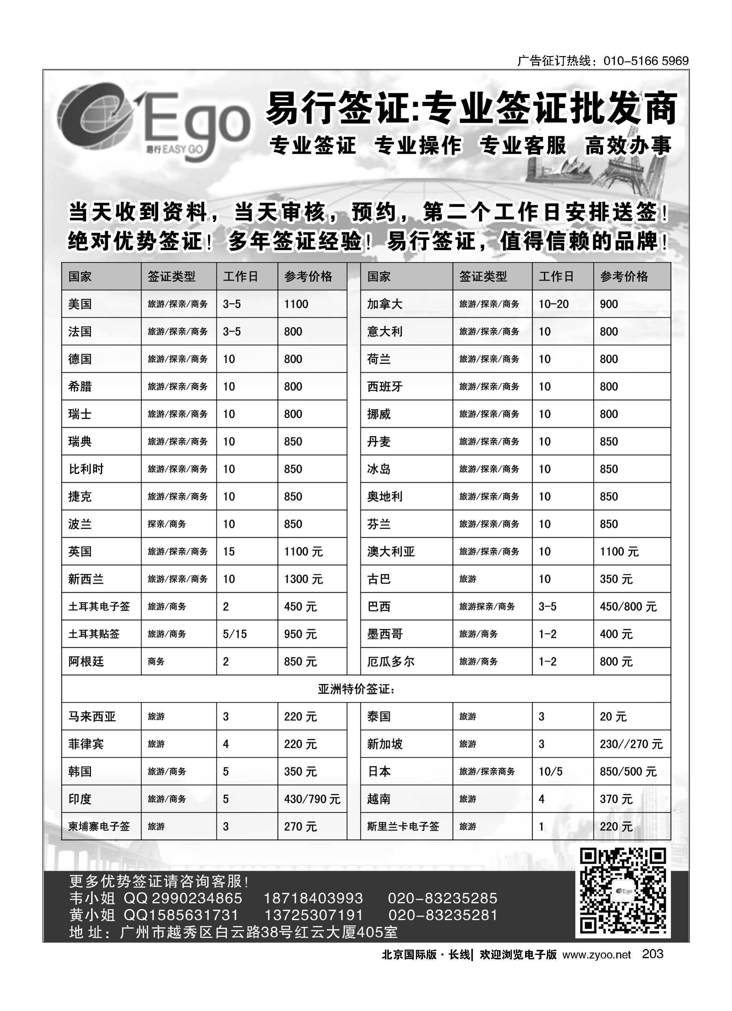 203易行签证-同业签证批发