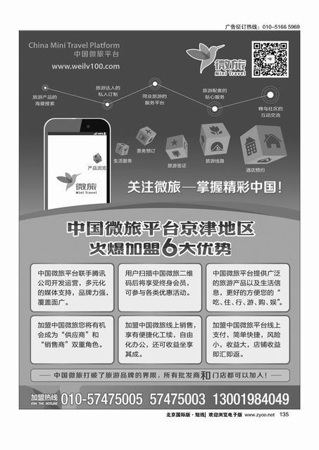135中国微旅加盟