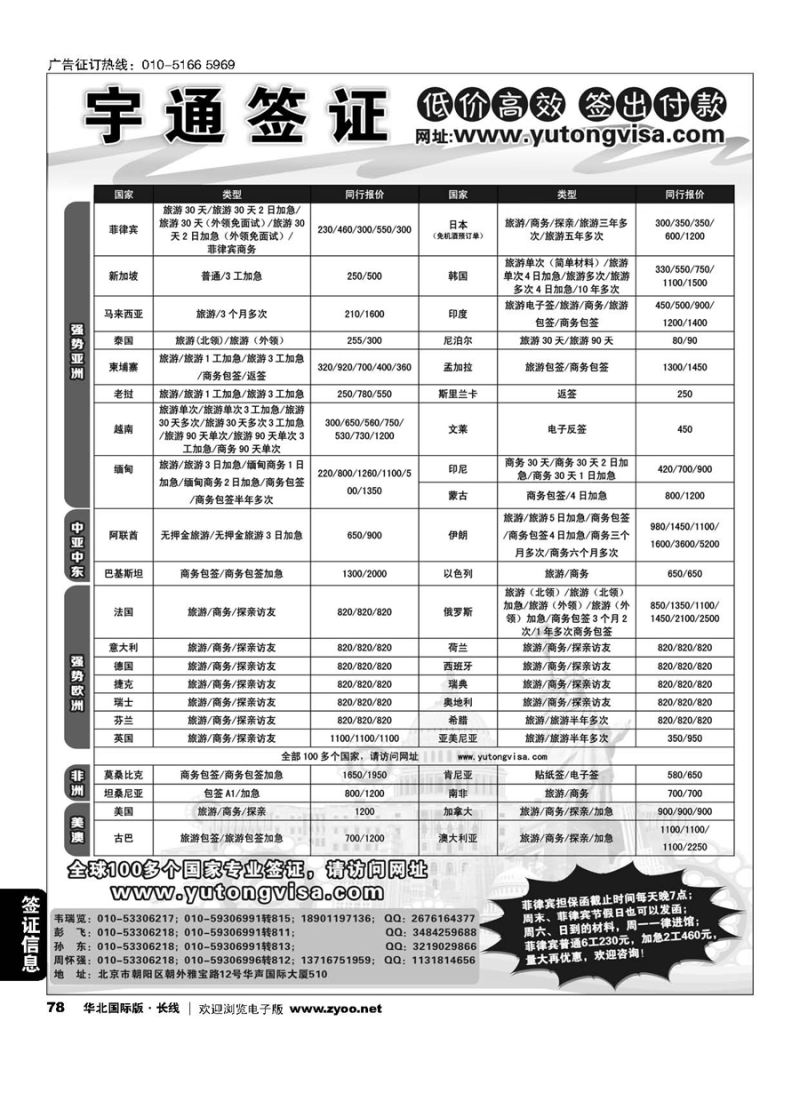 78宇通签证