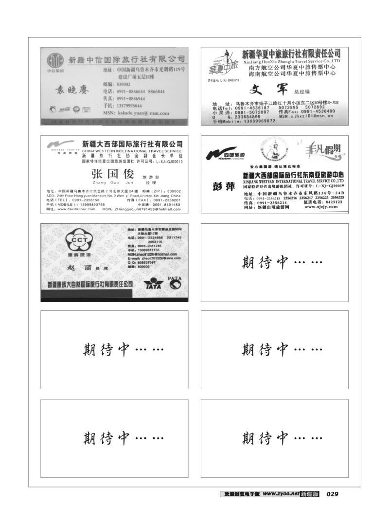 名片专版29