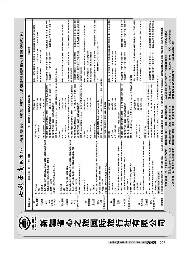 新疆省心之旅国际旅行社-云南一地双飞5