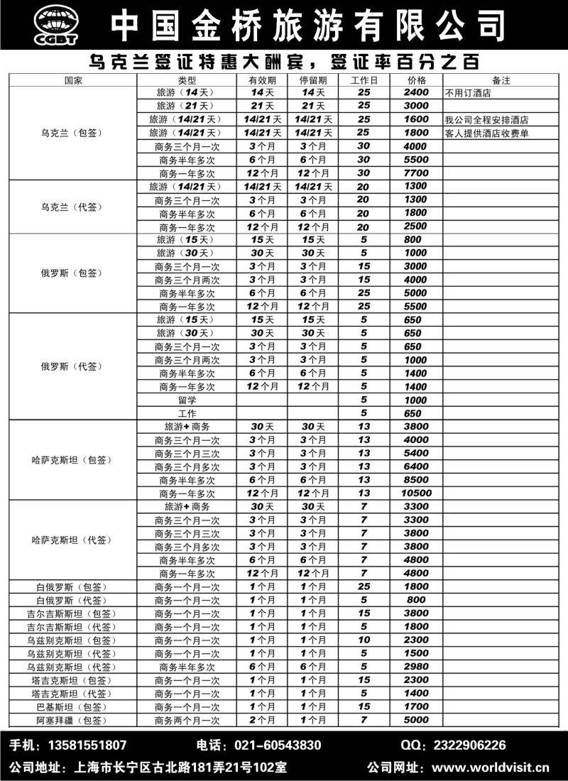 a22 中国金桥旅游