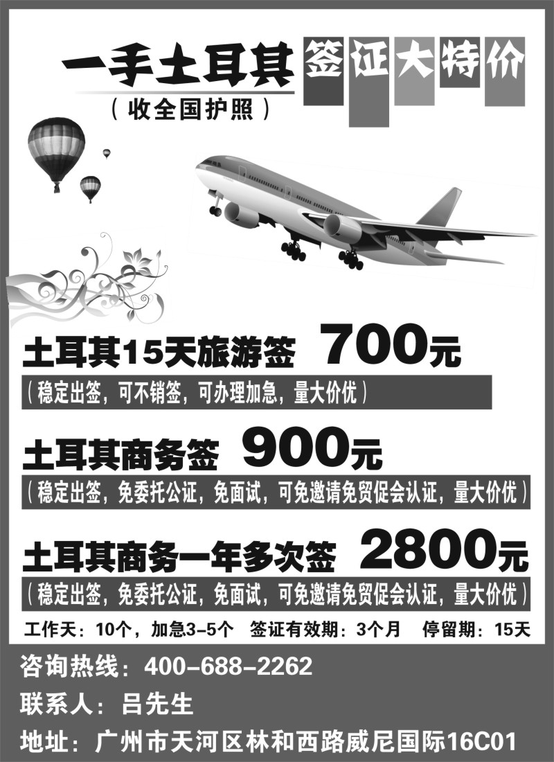 a27 土耳其签证