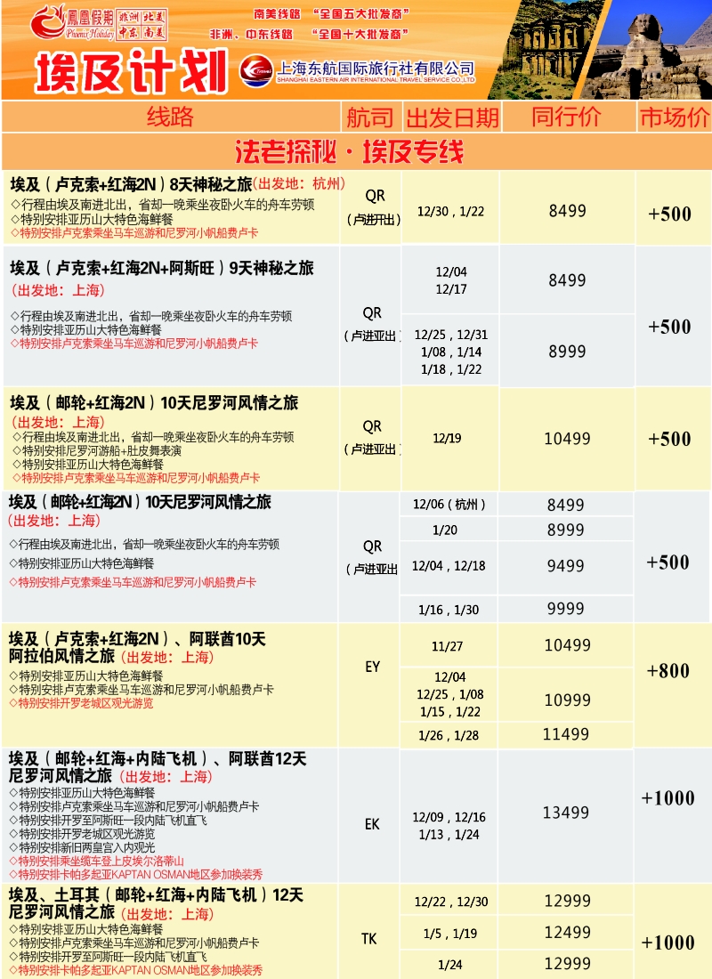 a彩14凤凰假期——非洲·中东·美洲