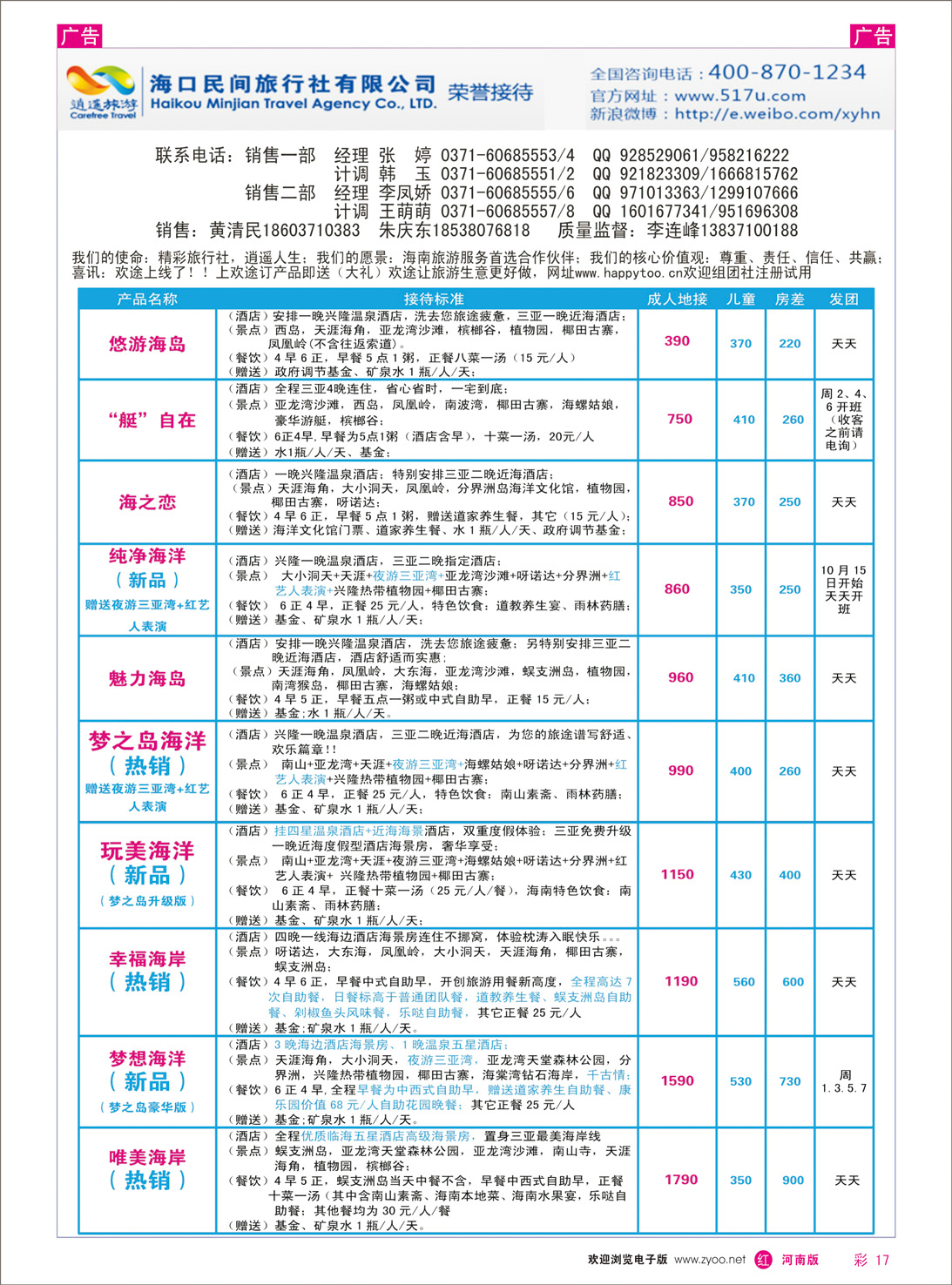 r彩017 陈文乾495期 海口民间旅行社