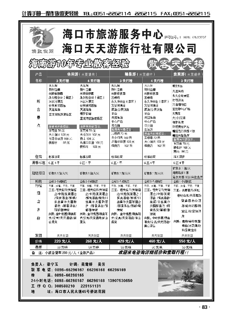 海南游地接专家——海口精致假期2_p1
