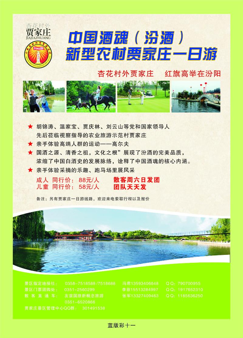 汾阳贾家庄腾飞旅行社 篮版彩十一