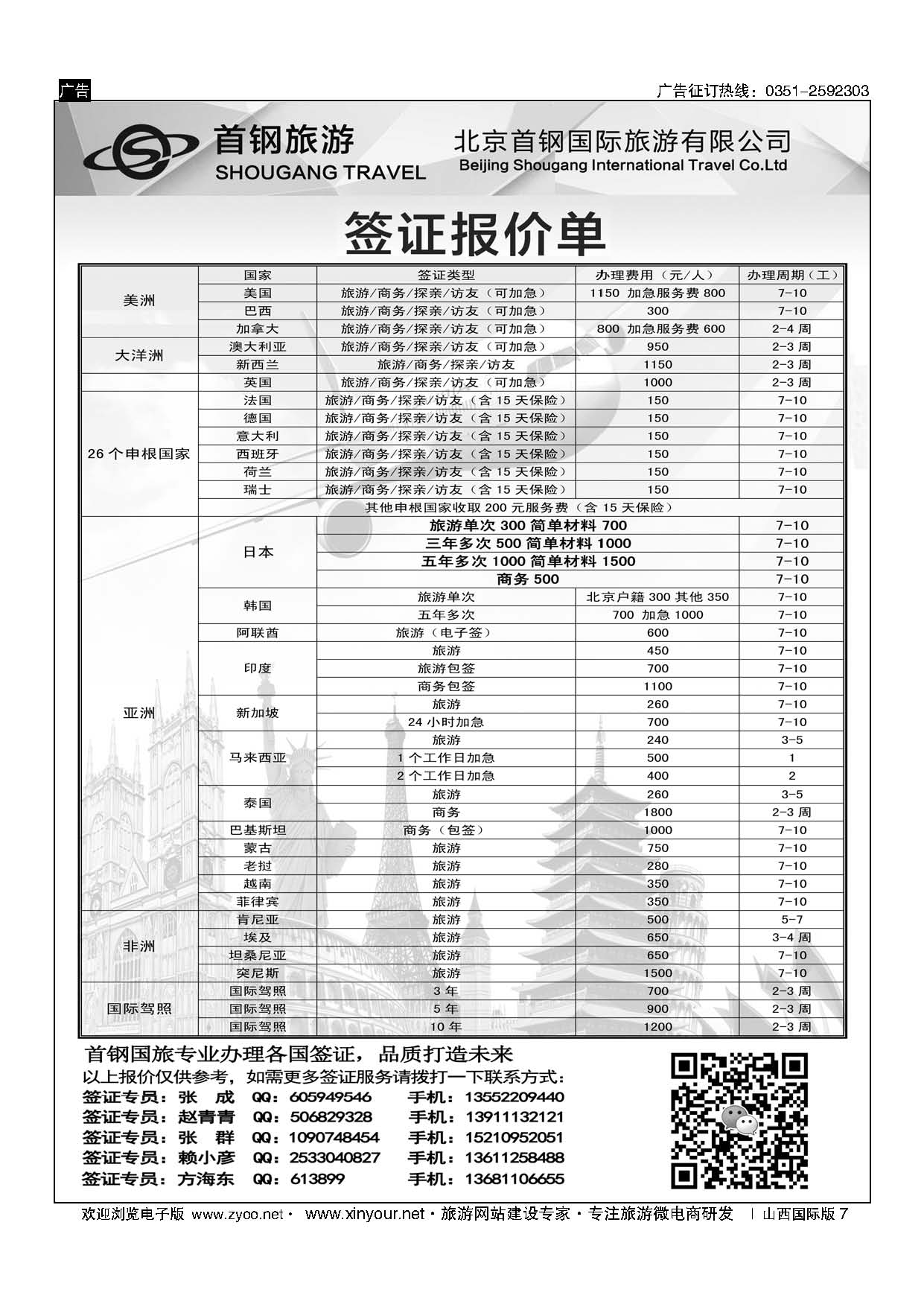 7 国旅签证中心 