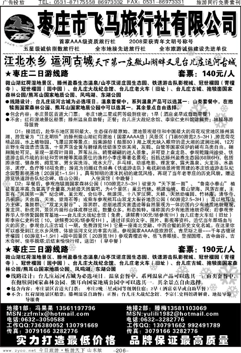 206p枣庄飞马