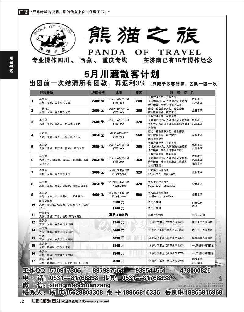 52 熊猫之旅  川藏专线