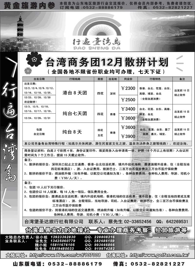 BP18行遍台湾岛