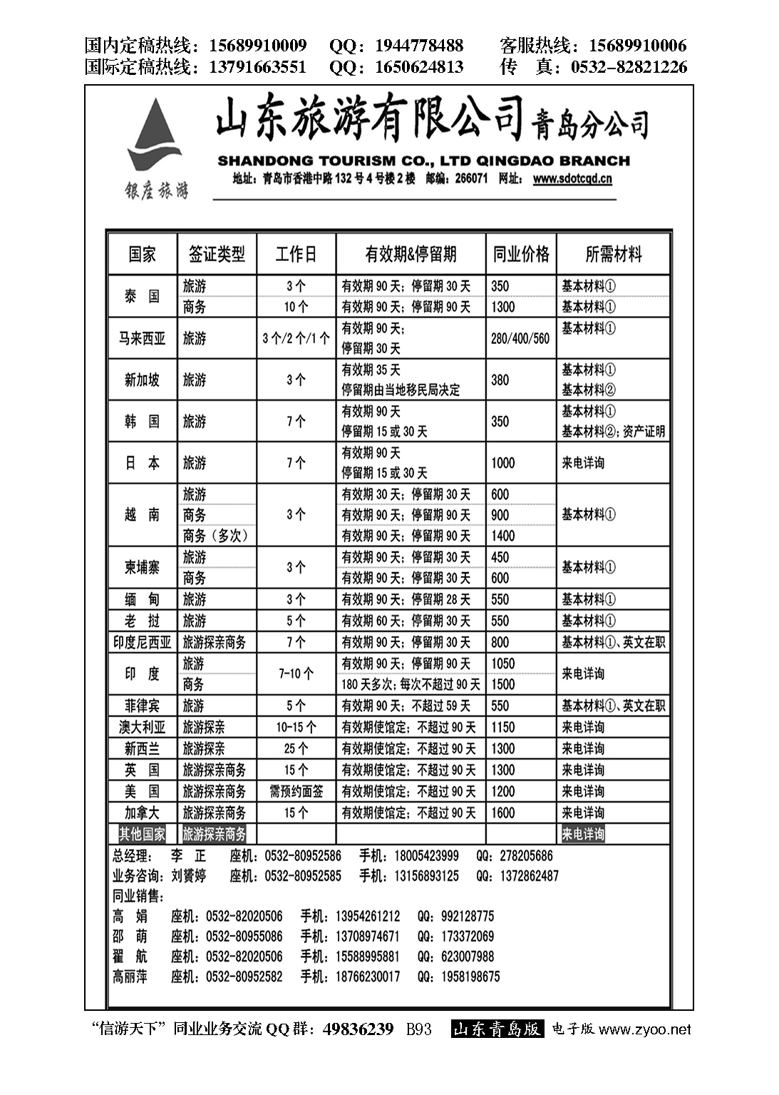 B黑093山东旅游