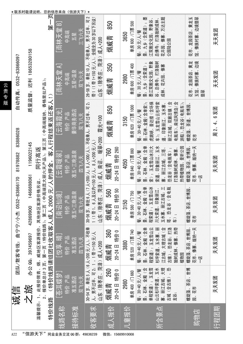 A黑022 诚信之旅