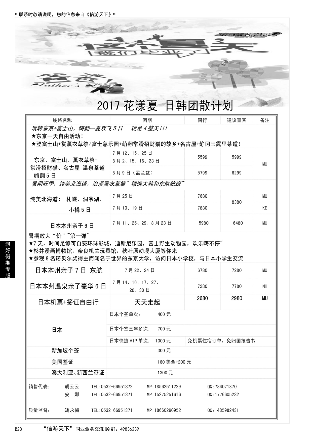 028游好假期-省国旅青岛海外分社