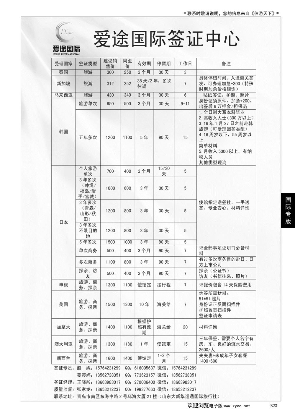 023 爱途国际签证