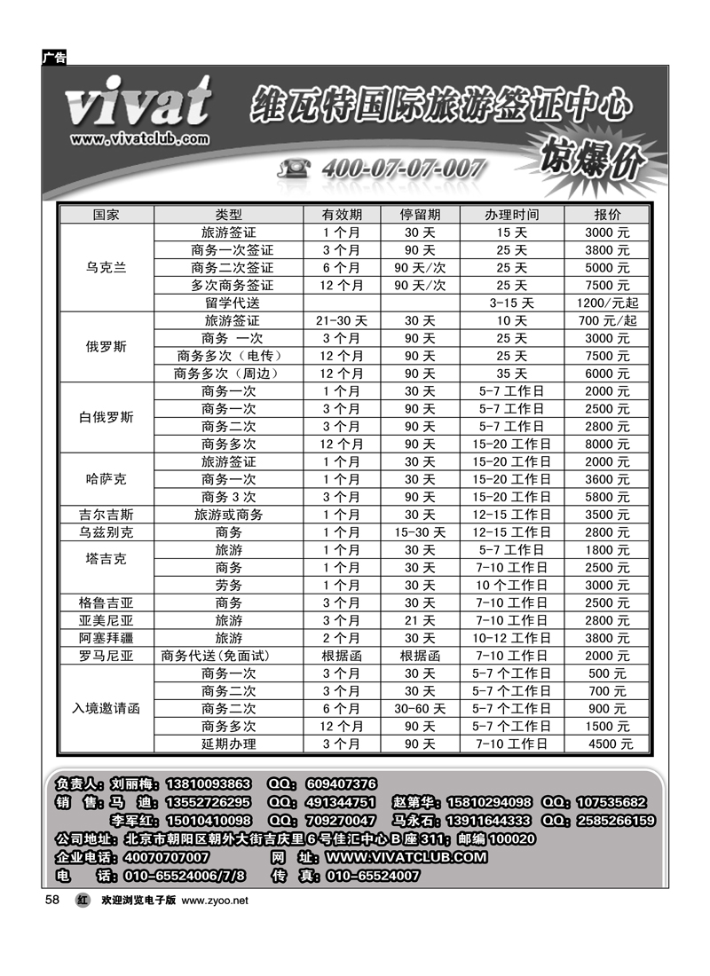 乌克兰签证