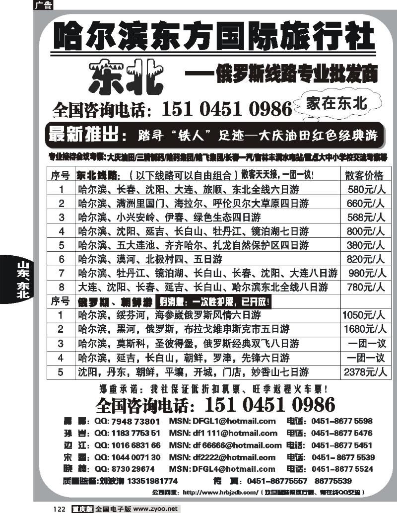 122 248期  哈尔滨东方国际