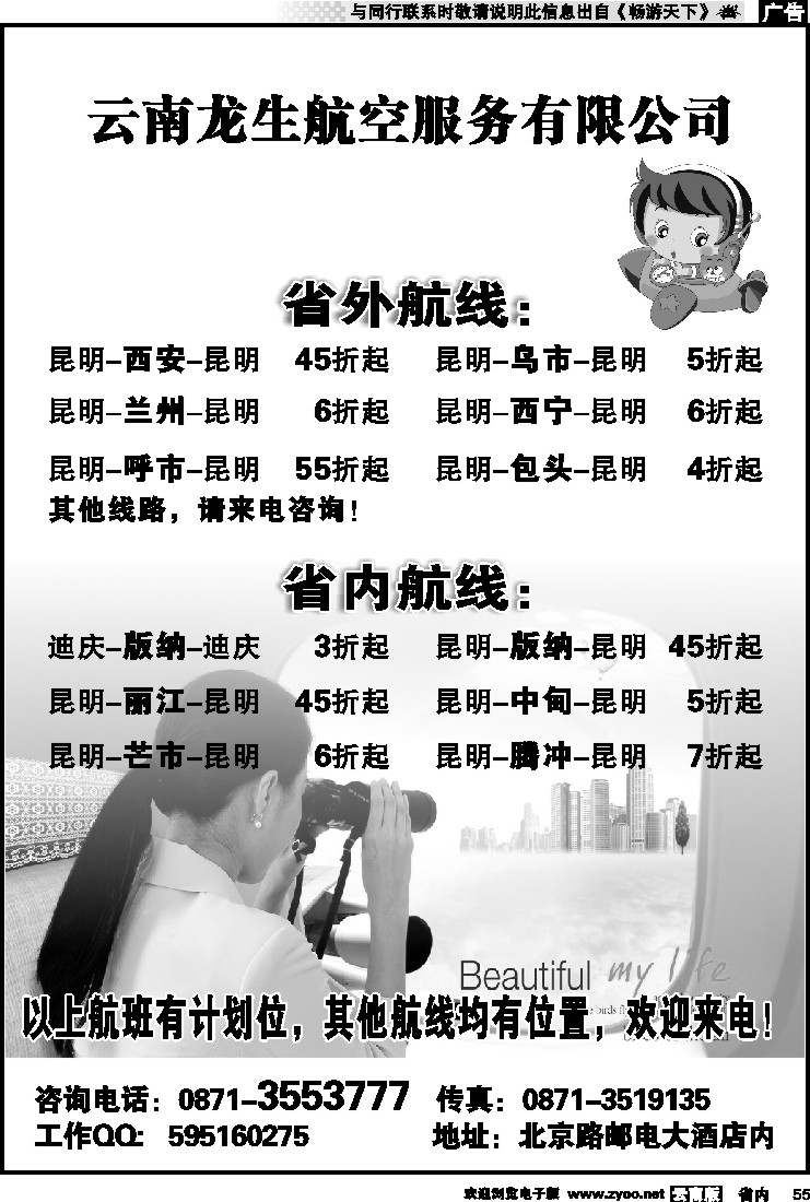 省内055 云南龙生航空服务有限公司
