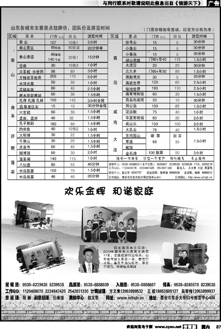国内087 泰山金辉 2
