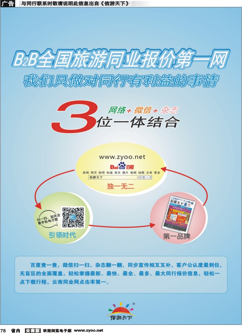 省内78 信游天下—三位一体渠道查阅